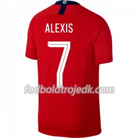 Chile Alexis Sanchez 7 Hjemme Copa América 2019 - Fodboldtrøjer(S/S)
